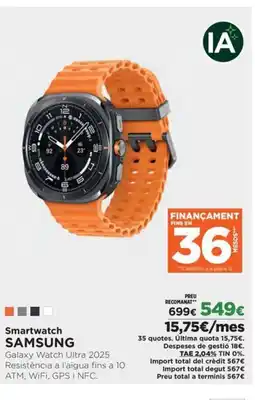 El Corte Inglés SAMSUNG Smartwatch oferta