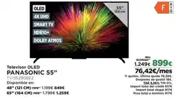 El Corte Inglés PANASONIC 55" Televisor OLED oferta