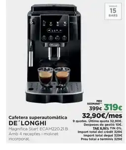 El Corte Inglés DELONGHI Cafetera superautomàtica oferta