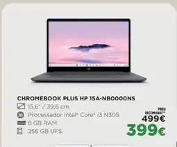 El Corte Inglés Chromebook plus hp 15a-nboooons oferta