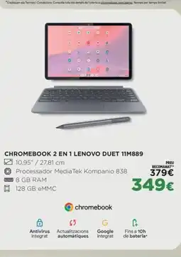 El Corte Inglés Chromebook 2 en 1 lenovo duet 11m889 oferta