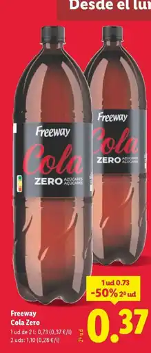 Lidl FREEWAY Cola Zero oferta