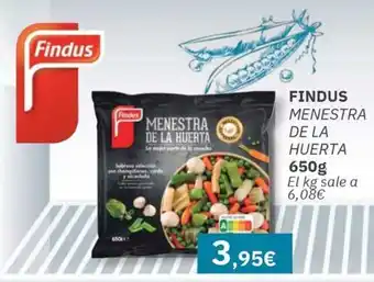 Maskom Supermercados FINDUS Menestra de la huerta oferta