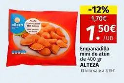 Maskom Supermercados ALTEZA Empanadilla mini de atún oferta