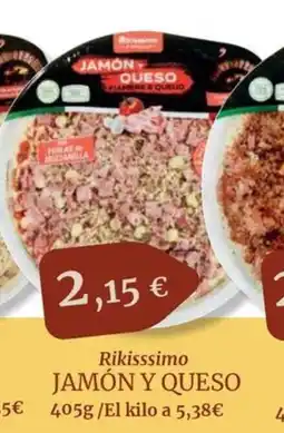 Maskom Supermercados RIKISSSIMO Jamón y queso oferta