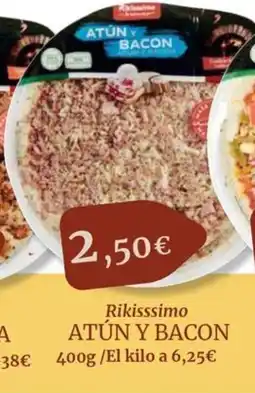 Maskom Supermercados RIKISSSIMO Atún y bacon oferta