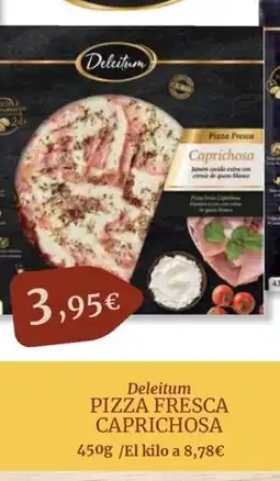 Maskom Supermercados DELEITUM Pizza fresca caprichosa oferta
