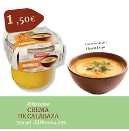 Maskom Supermercados RIKISSSIMO Crema de calabaza oferta