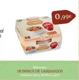 Maskom Supermercados RIKISSSIMO Hummus de garbanzos oferta