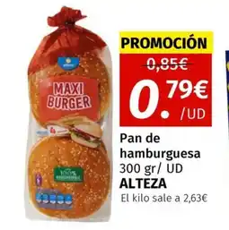 Maskom Supermercados ALTEZA Pan de hamburguesa oferta