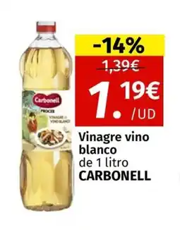 Maskom Supermercados CARBONELL Vinagre vino blanco oferta