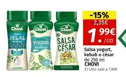 Maskom Supermercados CHOVI Salsa yogurt kebab o césar oferta