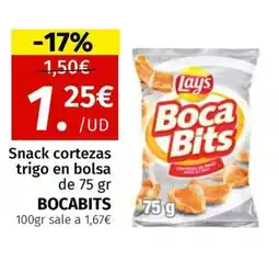 Maskom Supermercados BOCABITS Snack cortezas trigo en bolsa oferta