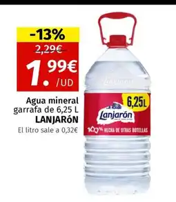 Maskom Supermercados LANJARON Agua mineral oferta
