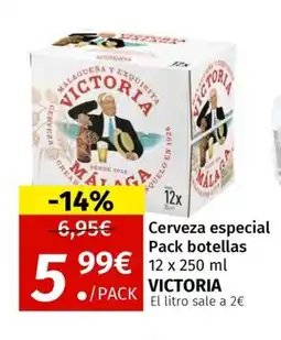 Maskom Supermercados Cerveza especial Pack botellas oferta
