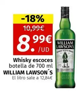 Maskom Supermercados WILLIAM LAWSON'S Whisky escoces oferta