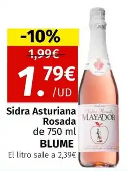 Maskom Supermercados BLUME Sidra Asturiana Rosada oferta