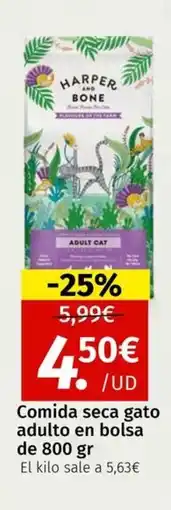 Maskom Supermercados Comida seca gato adulto en bolsa oferta