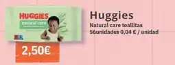 Maskom Supermercados HUGGIES Natural care toallitas oferta