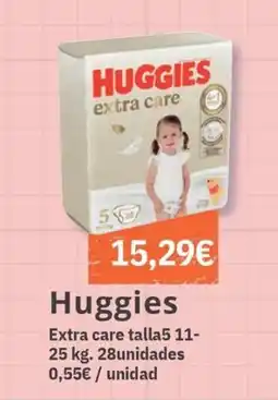 Maskom Supermercados HUGGIES Extra care talla oferta