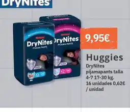 Maskom Supermercados HUGGIES DryNites pijamapants talla oferta