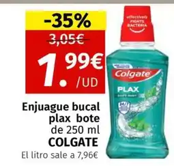 Maskom Supermercados COLGATE Enjuague bucal plax oferta