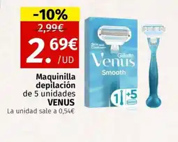Maskom Supermercados VENUS Maquinilla depilación de 5 unidades oferta