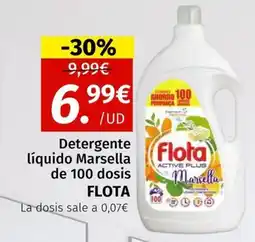 Maskom Supermercados FLOTA Detergente líquido Marsella de 100 dosis oferta