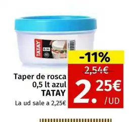 Maskom Supermercados TATAY Taper de rosca oferta