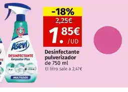 Maskom Supermercados Desinfectante pulverizador oferta
