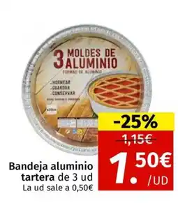 Maskom Supermercados Bandeja aluminio tartera oferta