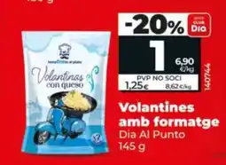 Dia Volantines amb formatge oferta