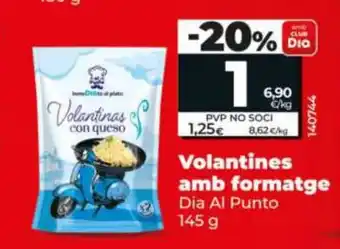 Dia Volantines amb formatge oferta