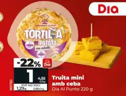 Dia Truita mini amb ceba oferta