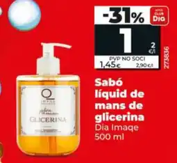 Dia Sabó líquid de mans de glicerina oferta