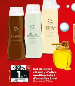 Dia Gel de dutxa clàssic / d'oliva mediterrània / d'ametlles i mel oferta