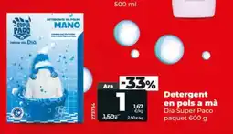 Dia Detergent en pols a mà oferta
