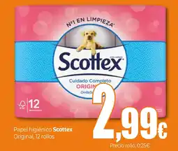 Unide Supermercados SCOTTEX Papel higiénico oferta