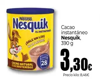 Unide Supermercados NESQUIK Cacao instantáneo oferta