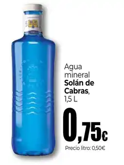 Unide Supermercados SOLÁN DE CABRAS Agua mineral oferta