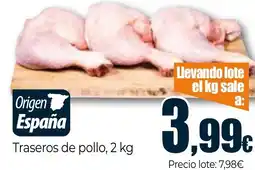 Unide Supermercados Traseros de pollo oferta