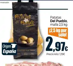 Unide Supermercados Patatas Del Pueblo oferta