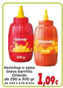 Proxi ORLANDO Kertchup o salsa brava barrilito oferta