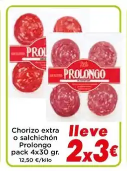 Proxi PROLONGO Chorizo extra o salchichón oferta