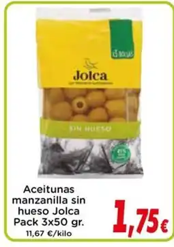 Proxi JOLCA Aceitunas manzanilla sin hueso oferta
