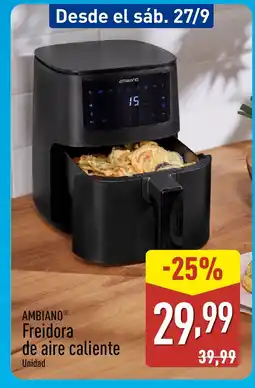 ALDI AMBIANO Freidora de aire caliente oferta