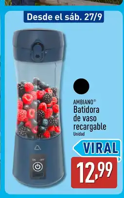 ALDI AMBIANO Batidora de vaso recargable oferta