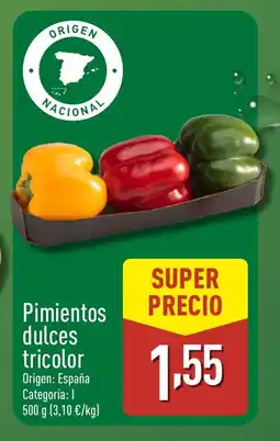 ALDI Pimientos dulces tricolor oferta