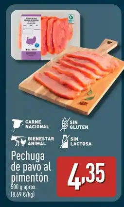 ALDI Pechuga de pavo al pimentón oferta