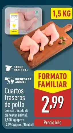 ALDI Cuartos traseros de pollo oferta